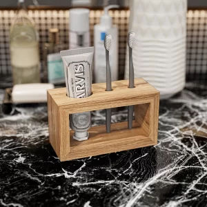 Wooden ToothBrush Holder